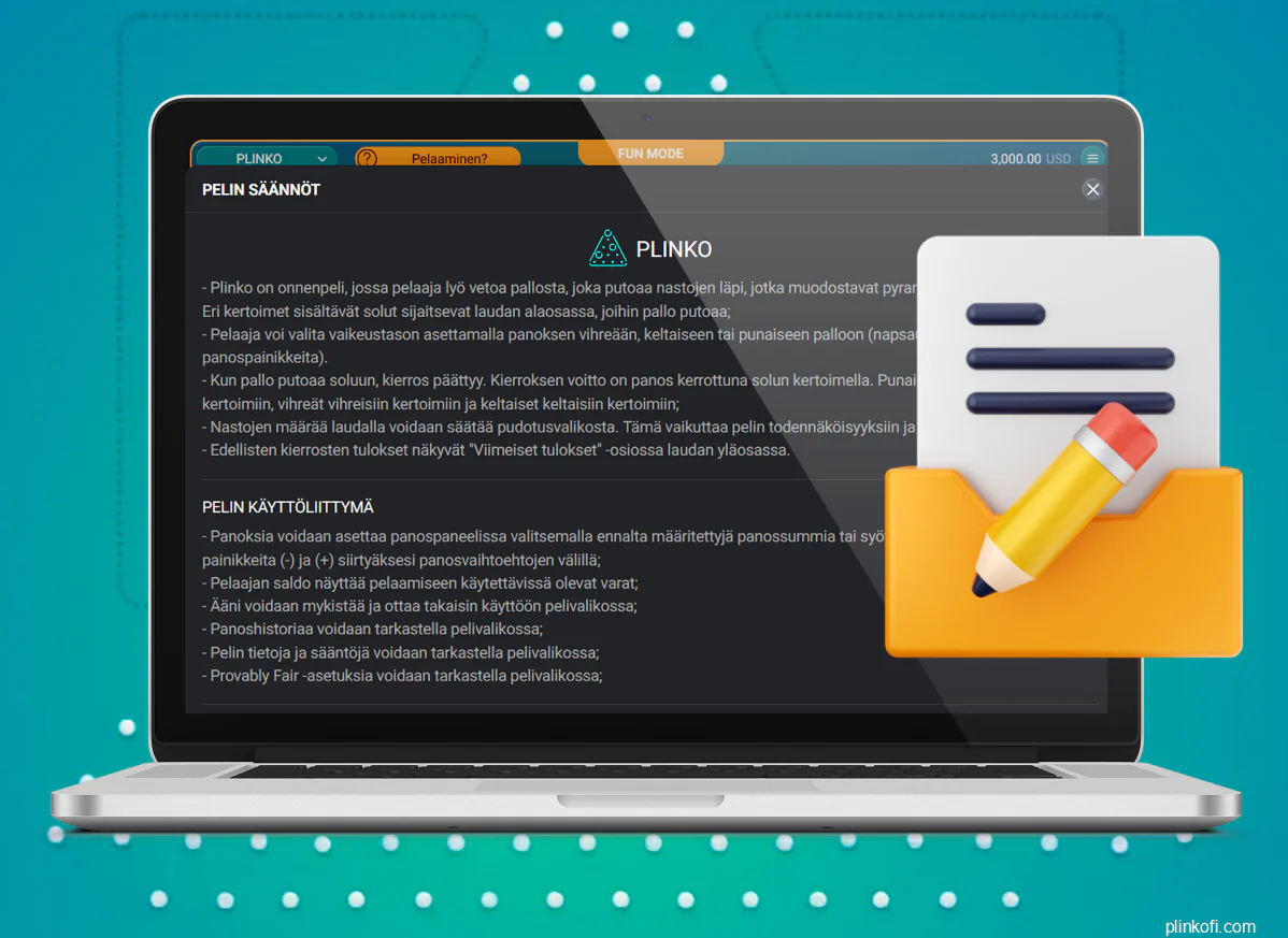 Plinko-pelin säännöt ja mekaniikka